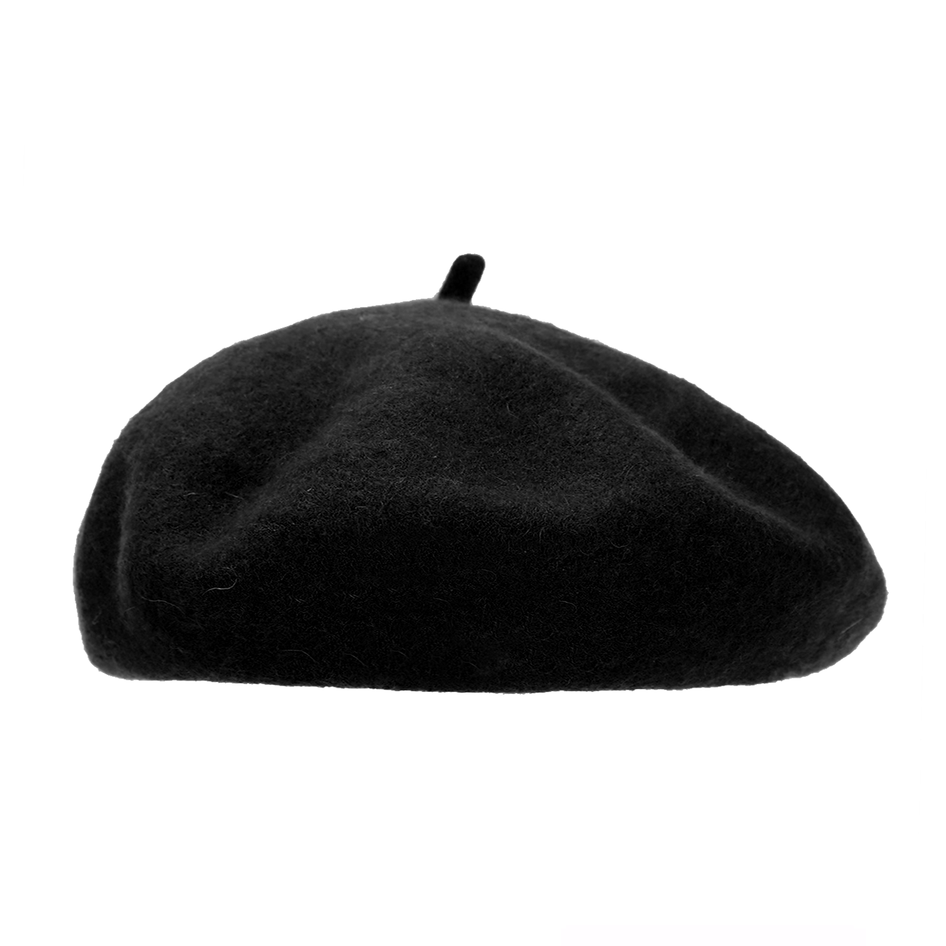 A solid-color wool beret for w - Beret French Wool review and price